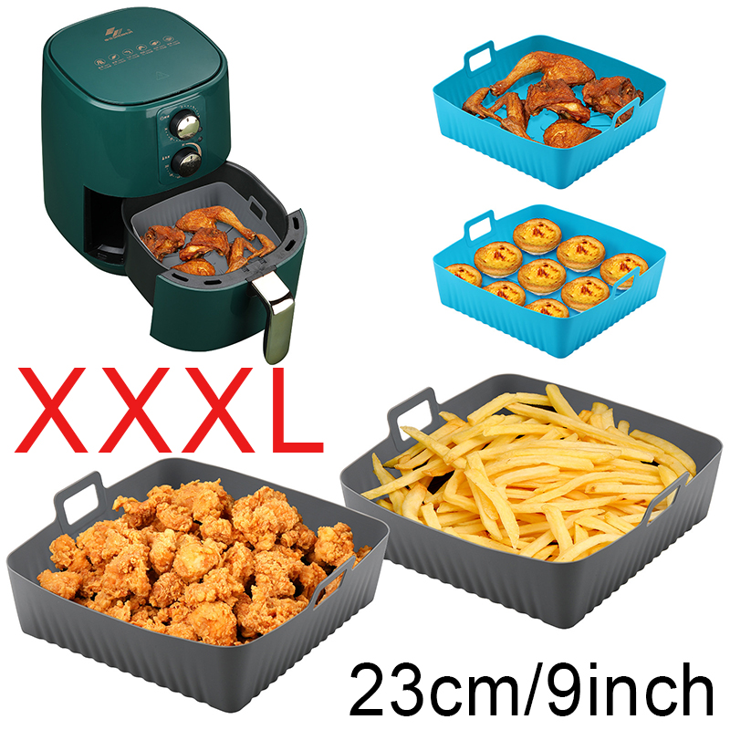 Grandes doublures carrées en S - Air Fryer Silicone Pot Liner avis et prix