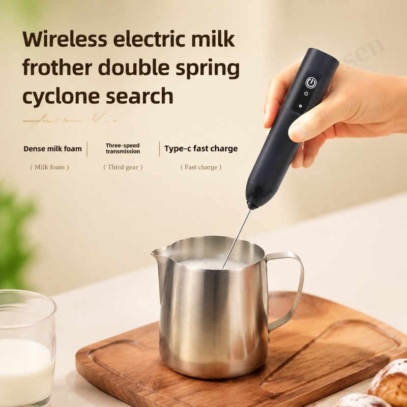 Mousseur à café électrique 2 e - Electric Milk Frother Handheld avis et prix