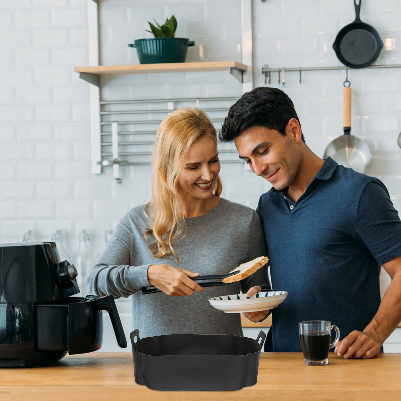 Tapis de cuisson en silicone p - Air Fryer Silicone Pot Liner avis et prix